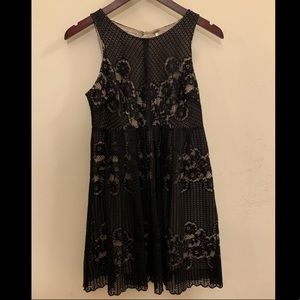 Free People lace black dress